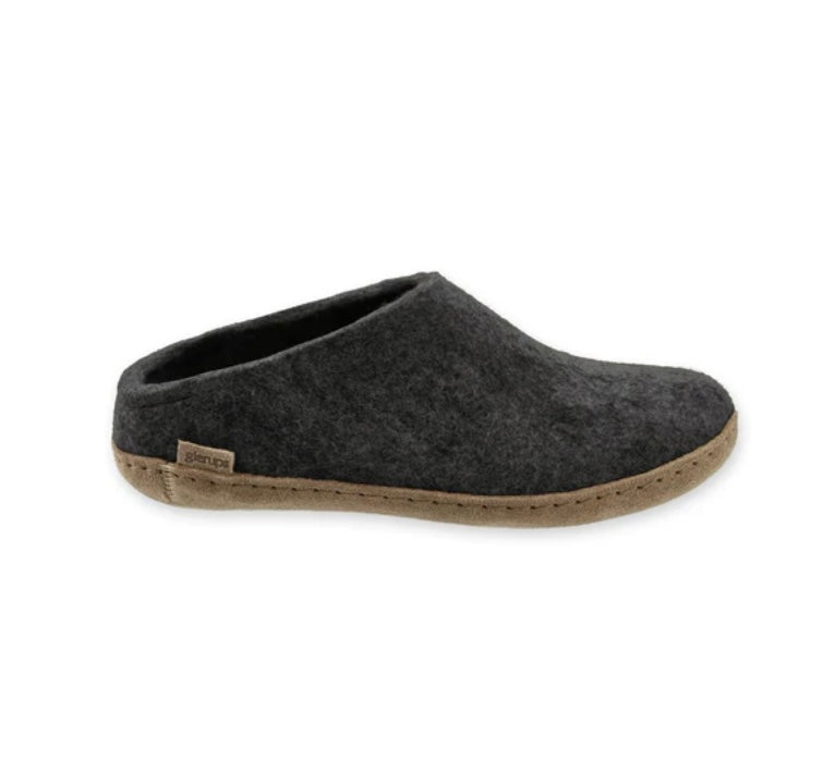 Glerups - Slip On - Leather Sole - Charcoal