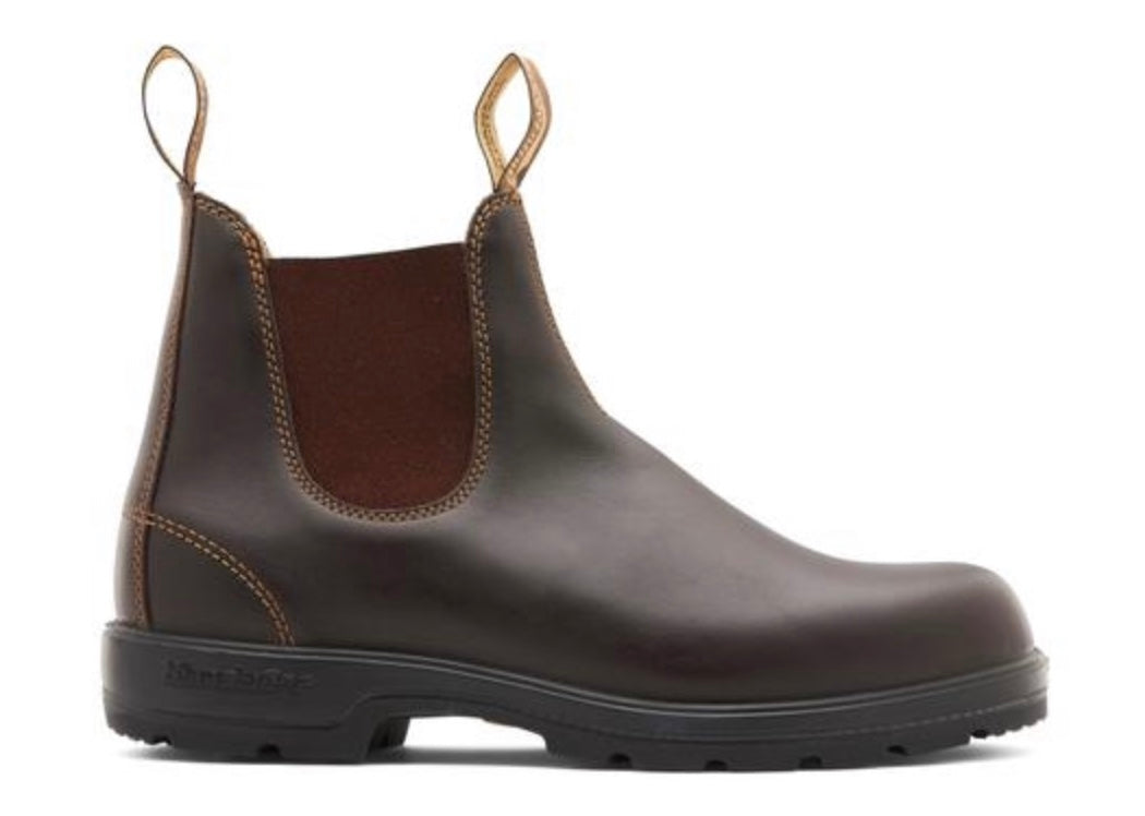 Blundstone Round Toe 550 Leather Lined Classic Walnut